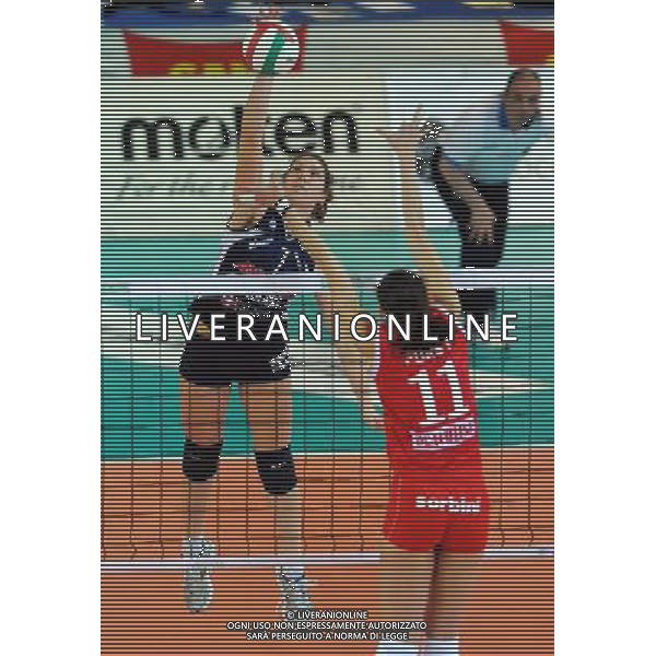 Findomestic Coppa Italia A1 di Volley Femminile Finale Eboli(SA) - 08.02.2009 Scavolini Pesaro-Asystel Volley Novara Nella Foto:BARCELLINI /Ph.Vitez-Ag. Aldo Liverani