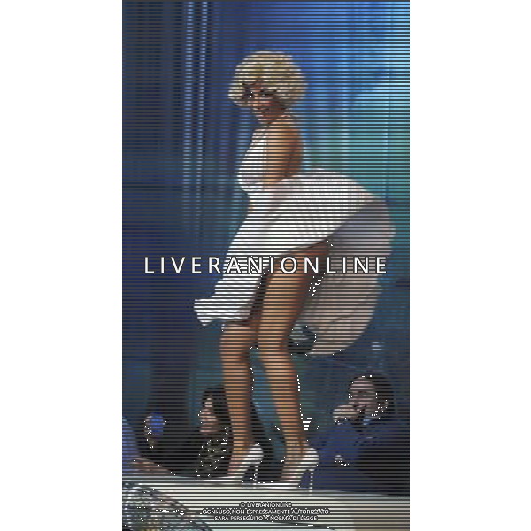 TRASMISSIONE TV: \' QUESTA DOMENICA\' NELLA FOTO: ROSARIA CANNAVO\' nella parte di Marilyn Monroe © MASSIMO BRUNI - AG. ALDO LIVERANI SAS