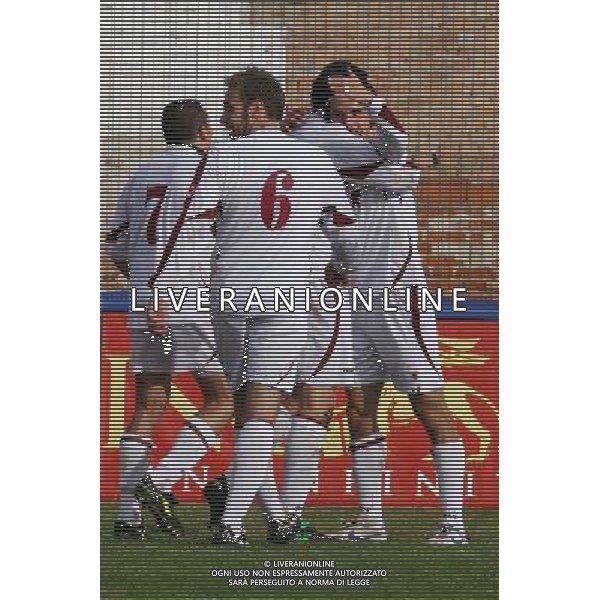 VENEZIA 08/02/2009 CAMPIONATO NAZIONALE 1 ^ DIVISIONE GIRONE A VENEZIA-REGGIANA NELLA FOTO:ESULTANZA DI MASCHIO ANTONIO FOTO PAOLA GARBUIO/AG.ALDO LIVERANI