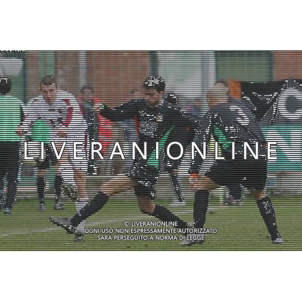 VENEZIA 08/02/2009 CAMPIONATO NAZIONALE 1 ^ DIVISIONE GIRONE A VENEZIA-REGGIANA NELLA FOTO:PONZO PAOLO E CAVALHEIRO ANDERSON FOTO PAOLA GARBUIO/AG.ALDO LIVERANI