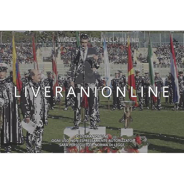 VIAREGGIO, 9 FEBBRAIO 2009 TORNEO DI VIAREGGIO \'COPPA CARNEVALE\' 2009 INTER QUEENS PARK RANGERS NELLA FOTO: RAFFAELE PALLADINO DURANTE LA CERIMONIA DI INAUGURAZIONE FOTO AG. A. LIVERANI SAS