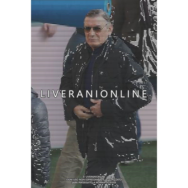 MILANO 9/2/2009 STADIO GIUSEPPE MEAZZA ALLENAMENTO DELLA NAZIONALE ITALIANA PRIMA DELL\' INCONTRO AMICHEVOLE CON IL BRASILE A LONDRA NELLA FOTO GIGI RIVA FOTO ROMANO/AG ALDO LIVERANI