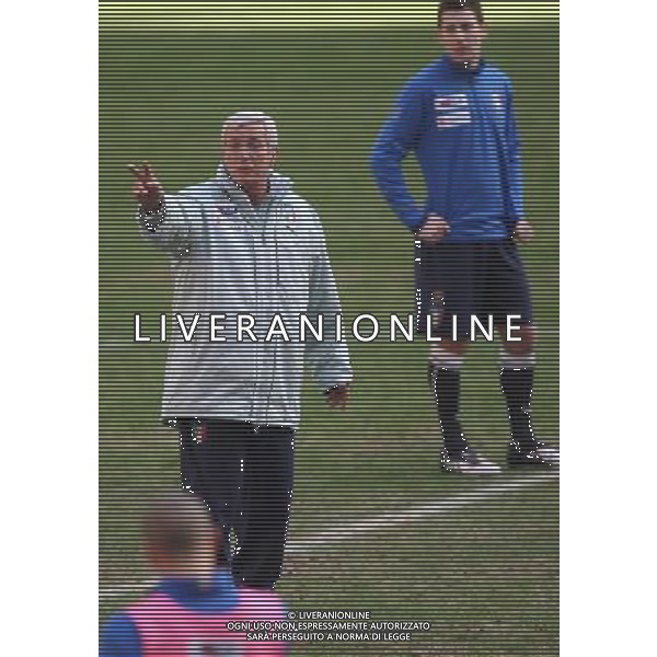 MILANO 9/2/2009 STADIO GIUSEPPE MEAZZA ALLENAMENTO DELLA NAZIONALE ITALIANA PRIMA DELL\' INCONTRO AMICHEVOLE CON IL BRASILE A LONDRA NELLA FOTO MARCELLO LIPPI E DANIELE BONERA FOTO ROMANO/AG ALDO LIVERANI
