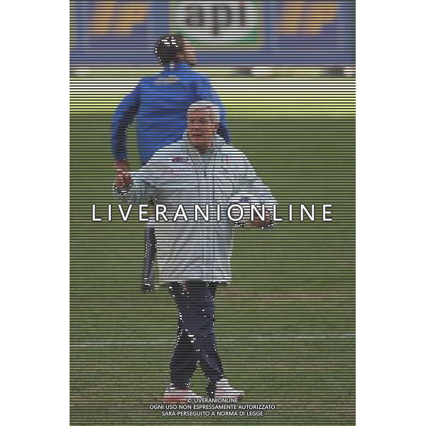 MILANO 9/2/2009 STADIO GIUSEPPE MEAZZA ALLENAMENTO DELLA NAZIONALE ITALIANA PRIMA DELL\' INCONTRO AMICHEVOLE CON IL BRASILE A LONDRA NELLA FOTO MARCELLO LIPPI FOTO ROMANO/AG ALDO LIVERANI