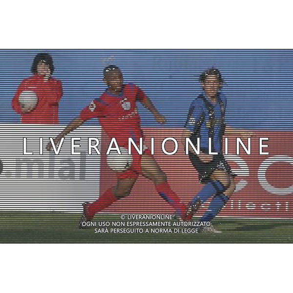 VIAREGGIO, 9 FEBBRAIO 2009 TORNEO DI VIAREGGIO \'COPPA CARNEVALE\' 2009 INTER QUEENS PARK RANGERS NELLA FOTO: ANTONIO ESPOSITO E ELLIOT COX FOTO AG. A. LIVERANI SAS