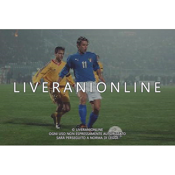 ANCONA 16/11/2003 ITALIA-ROMANIA AMICHEVOLE NELLA FOTO ANTONIO CASSANO* FOTO ALDO LIVERANI