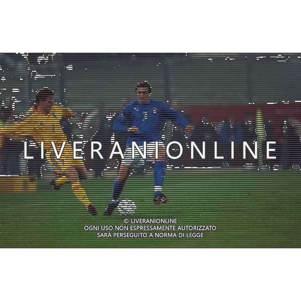 ANCONA 16/11/2003 ITALIA-ROMANIA AMICHEVOLE NELLA FOTO MASSIMO ODDO* FOTO ALDO LIVERANI