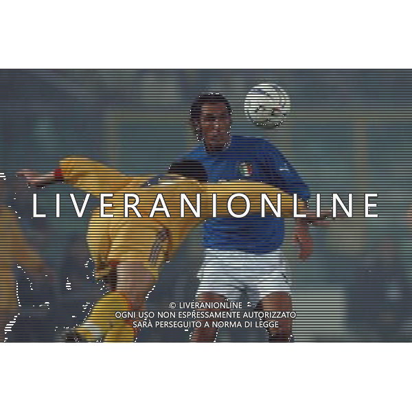 ANCONA 16/11/2003 ITALIA-ROMANIA AMICHEVOLE NELLA FOTO FABIO BAZZANI* FOTO ALDO LIVERANI