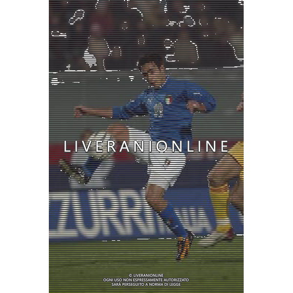 ANCONA 16/11/2003 ITALIA-ROMANIA AMICHEVOLE NELLA FOTO MARCHIONNI MARCO* FOTO ALDO LIVERANI