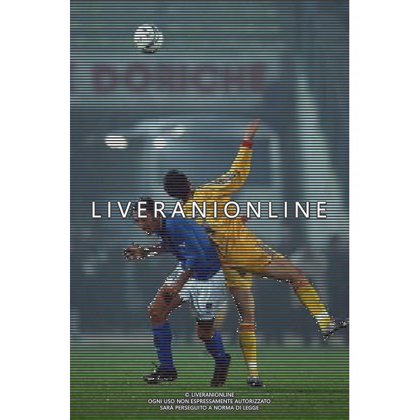 ANCONA 16/11/2003 ITALIA-ROMANIA AMICHEVOLE NELLA FOTO FABIO BAZZANI* FOTO ALDO LIVERANI