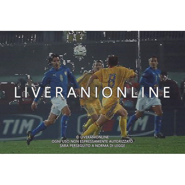 ANCONA 16/11/2003 ITALIA-ROMANIA AMICHEVOLE NELLA FOTO SIMONE PERROTTA* FOTO ALDO LIVERANI