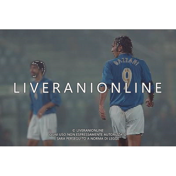 Ancona 16/11/2003 Italia-Romania Nazionale Calcio Amichevole nella foto Bazzani Fabio* Agenzia Aldo Liverani