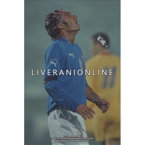 Ancona 16/11/2003 Italia-Romania Nazionale Calcio Amichevole nella foto Bazzani Fabio* Agenzia Aldo Liverani