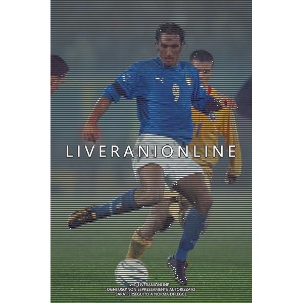 Ancona 16/11/2003 Italia-Romania Nazionale Calcio Amichevole nella foto Bazzani Fabio* Agenzia Aldo Liverani