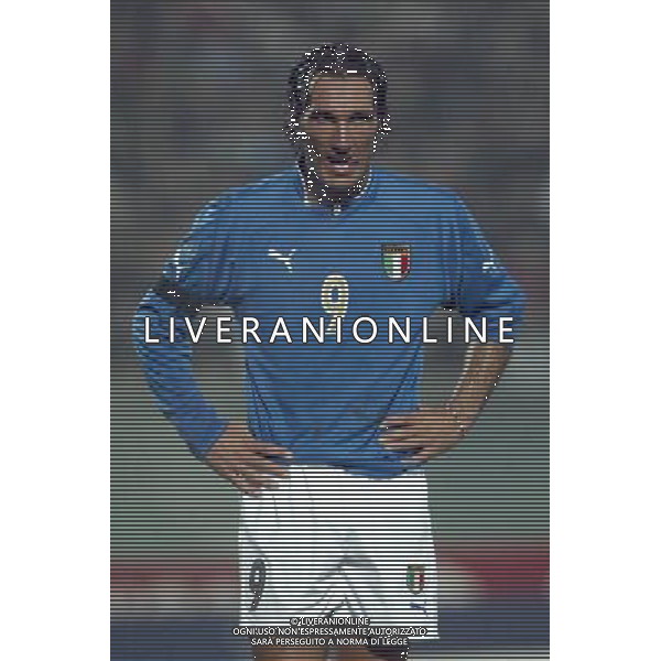 Ancona 16/11/2003 Italia-Romania Nazionale Calcio Amichevole nella foto Bazzani Fabio* Agenzia Aldo Liverani