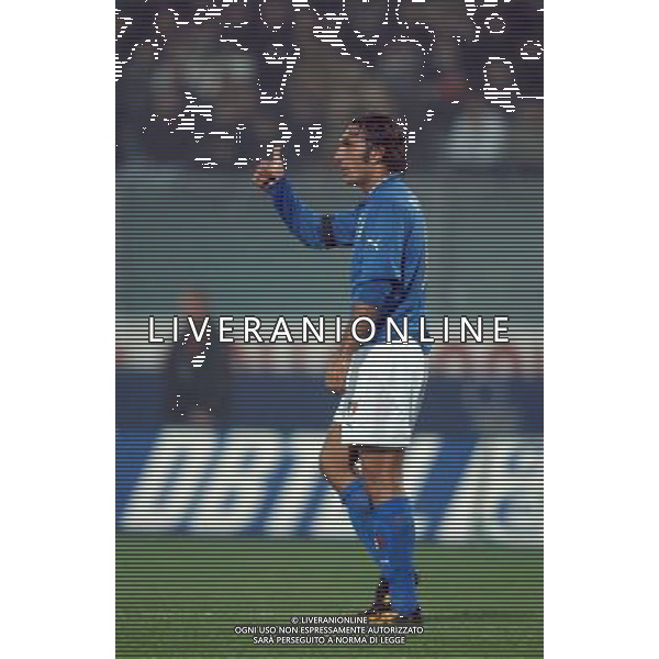 Ancona 16/11/2003 Italia-Romania Nazionale Calcio Amichevole nella foto Bazzani Fabio* Agenzia Aldo Liverani