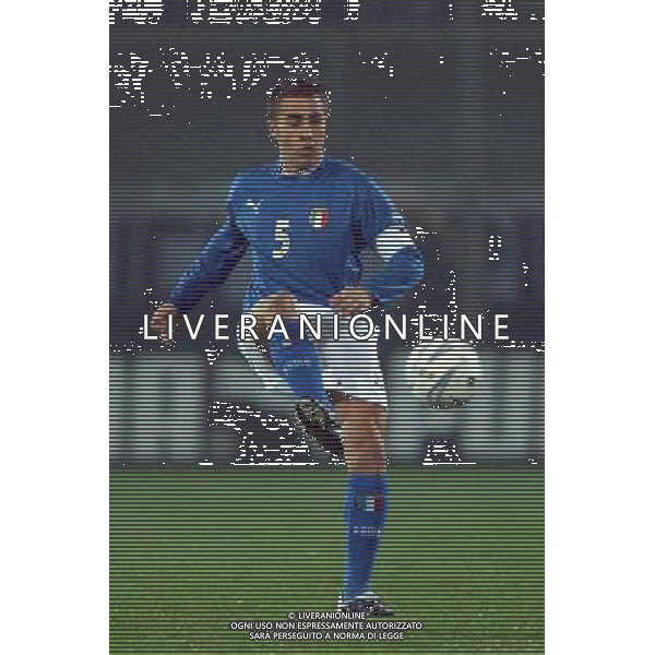 Ancona 16/11/2003 Italia-Romania Nazionale Calcio Amichevole nella foto Cannavaro Fabio* Agenzia Aldo Liverani