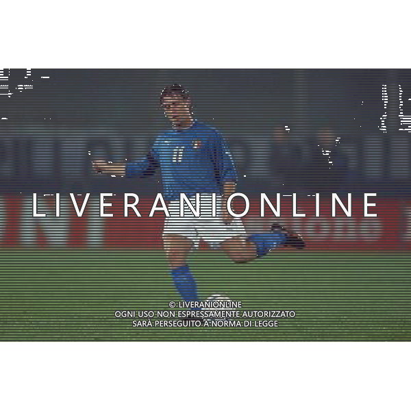 Ancona 16/11/2003 Italia-Romania Nazionale Calcio Amichevole nella foto Antonio Cassano* Agenzia Aldo Liverani
