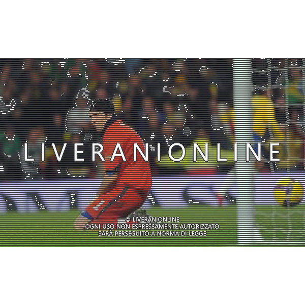 Amichevole Internazionale Londra - 10.02.2009 Brasile-Italia Nella Foto: GIANLUIGI BUFFON SCONSOLATO DOPO IL GOL DI ROBINHO /Ph.Vitez-Ag. Aldo Liverani