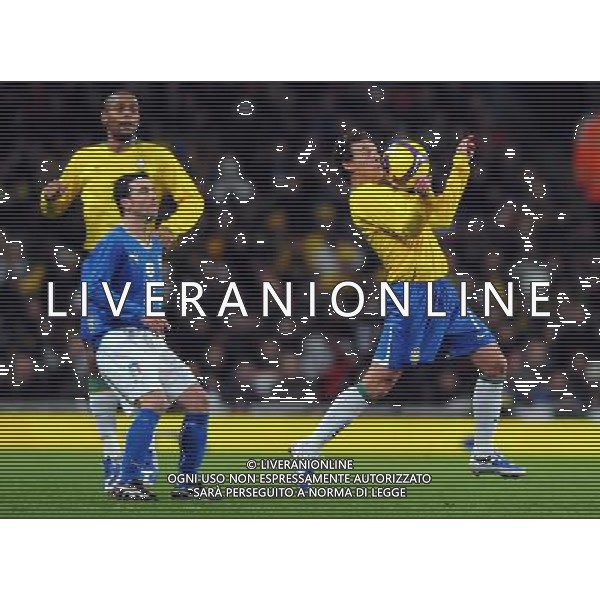 Amichevole Internazionale Londra - 10.02.2009 Brasile-Italia Nella Foto: ELANO - ANTONIO DI NATALE /Ph.Vitez-Ag. Aldo Liverani