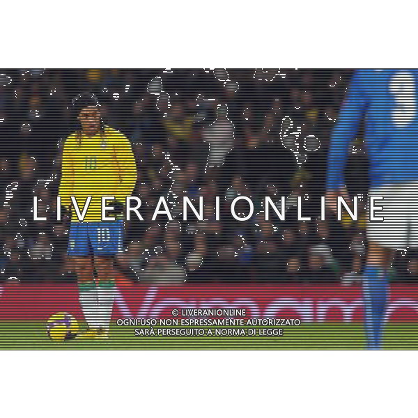 Amichevole Internazionale Londra - 10.02.2009 Brasile-Italia Nella Foto: RONALDINHOI /Ph.Vitez-Ag. Aldo Liverani