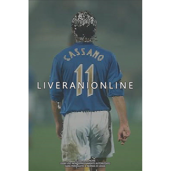 Ancona 16/11/2003 Italia-Romania Nazionale Calcio Amichevole nella foto Antonio Cassano* Agenzia Aldo Liverani