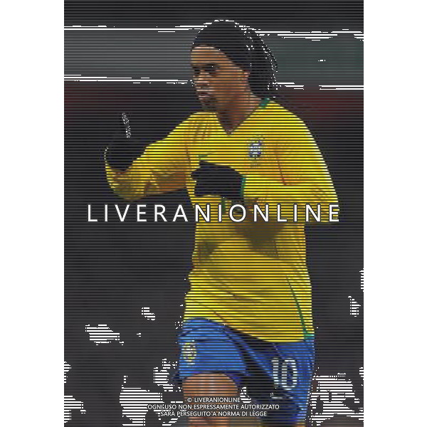 Amichevole Internazionale Londra - 10.02.2009 Brasile-Italia Nella Foto: RONALDINHO /Ph.Vitez-Ag. Aldo Liverani
