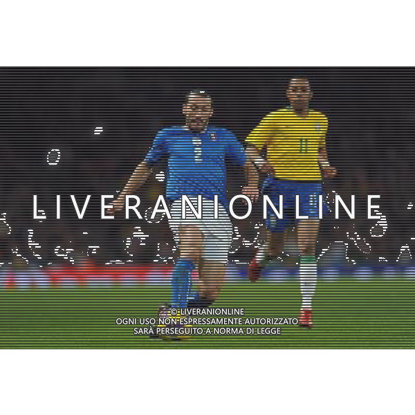 Amichevole Internazionale Londra - 10.02.2009 Brasile-Italia Nella Foto: GIANLUCA ZAMBROTTA /Ph.Vitez-Ag. Aldo Liverani