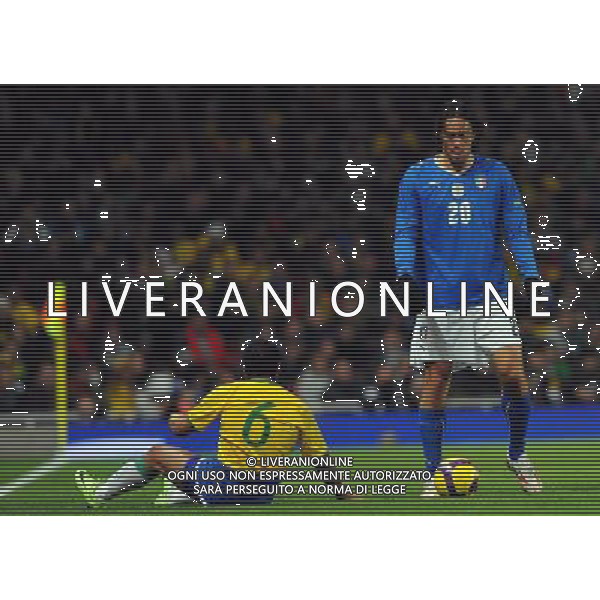 Amichevole Internazionale Londra - 10.02.2009 Brasile-Italia Nella Foto:LUCA TONI /Ph.Vitez-Ag. Aldo Liverani