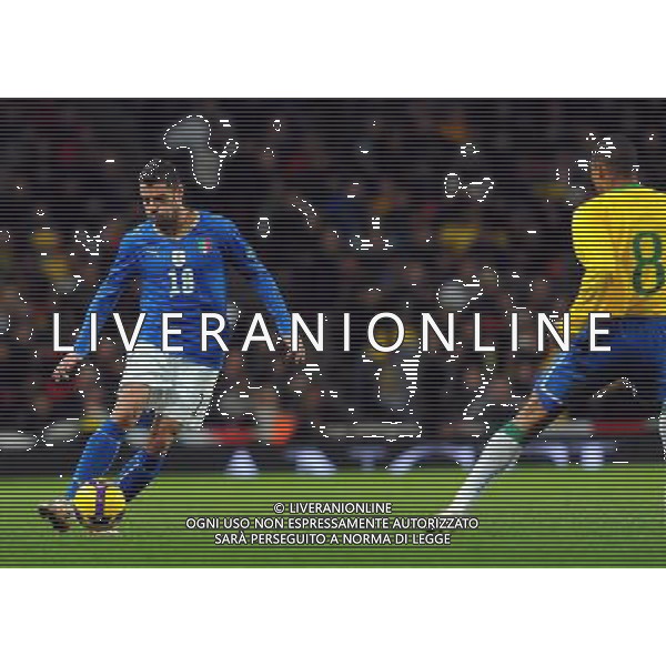 Amichevole Internazionale Londra - 10.02.2009 Brasile-Italia Nella Foto: SIMONE PERROTTA /Ph.Vitez-Ag. Aldo Liverani