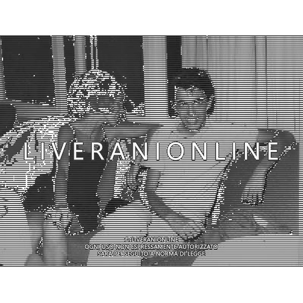 ARCHIVIO ALDO LIVERANI S A S NELLA FOTO MASSIMO MORATTI MENTRE BALLA AG ALDO LIVERANI