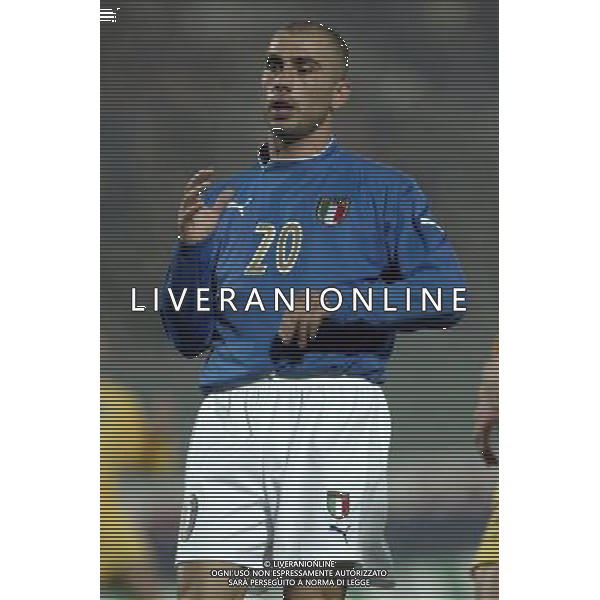 Ancona 16/11/2003 Italia-Romania Nazionale Calcio Amichevole nella foto Marco Di Vaio* Agenzia Aldo Liverani