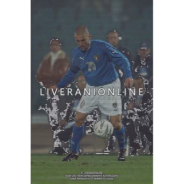 Ancona 16/11/2003 Italia-Romania Nazionale Calcio Amichevole nella foto Marco Di Vaio* Agenzia Aldo Liverani