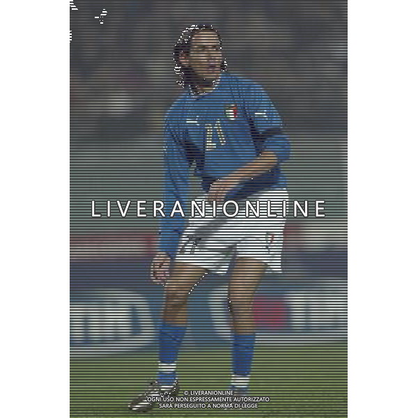 Ancona 16/11/2003 Italia-Romania Nazionale Calcio Amichevole nella foto Simone Inzaghi* Agenzia Aldo Liverani
