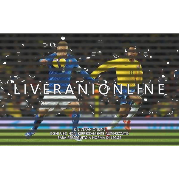 Amichevole Internazionale Londra - 10.02.2009 Brasile-Italia Nella Foto:CANNAVARO FABIO /Ph.Vitez-Ag. Aldo Liverani