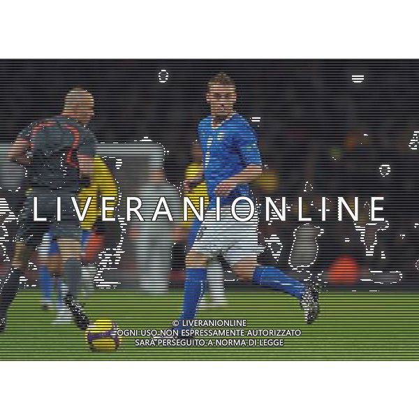 Amichevole Internazionale Londra - 10.02.2009 Brasile-Italia Nella Foto:DE ROSSI DANIELE /Ph.Vitez-Ag. Aldo Liverani