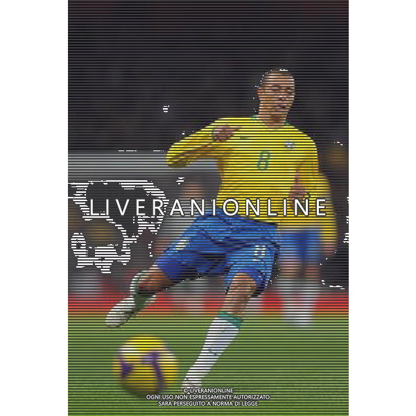 Amichevole Internazionale Londra - 10.02.2009 Brasile-Italia Nella Foto:GILBERTO SILVA /Ph.Vitez-Ag. Aldo Liverani
