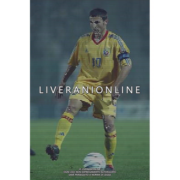 Ancona 16/11/2003 Italia-Romania Nazionale Calcio Amichevole nella foto Mutu Adrian* Agenzia Aldo Liverani