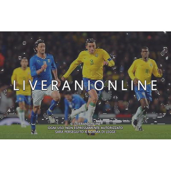 Amichevole Internazionale Londra - 10.02.2009 Brasile-Italia Nella Foto:LUCIO /Ph.Vitez-Ag. Aldo Liverani