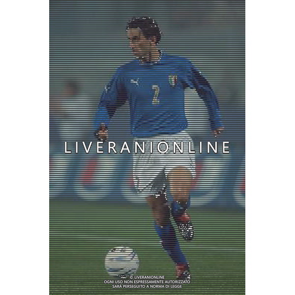 Ancona 16/11/2003 Italia-Romania Nazionale Calcio Amichevole nella foto Panucci Christian* Agenzia Aldo Liverani