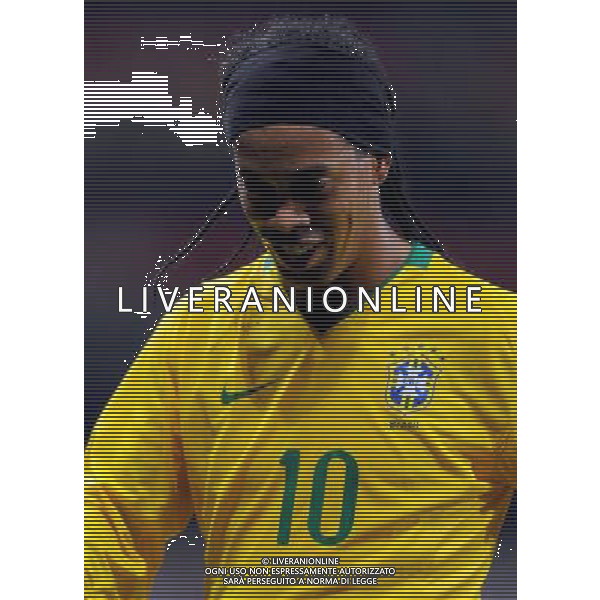 Amichevole Internazionale Londra - 10.02.2009 Brasile-Italia Nella Foto:RONALDINHO /Ph.Vitez-Ag. Aldo Liverani