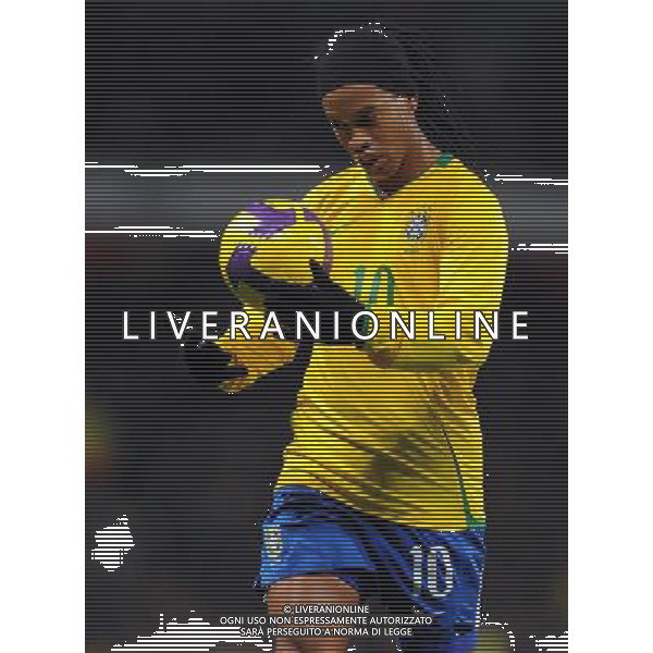 Amichevole Internazionale Londra - 10.02.2009 Brasile-Italia Nella Foto:RONALDINHO /Ph.Vitez-Ag. Aldo Liverani