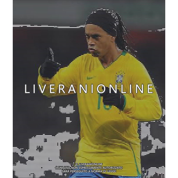 Amichevole Internazionale Londra - 10.02.2009 Brasile-Italia Nella Foto:RONALDINHO /Ph.Vitez-Ag. Aldo Liverani