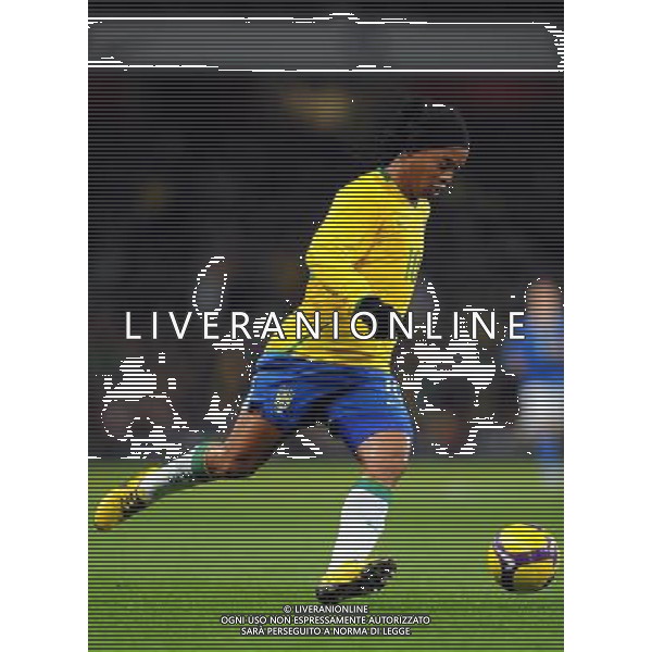 Amichevole Internazionale Londra - 10.02.2009 Brasile-Italia Nella Foto:RONALDINHO /Ph.Vitez-Ag. Aldo Liverani