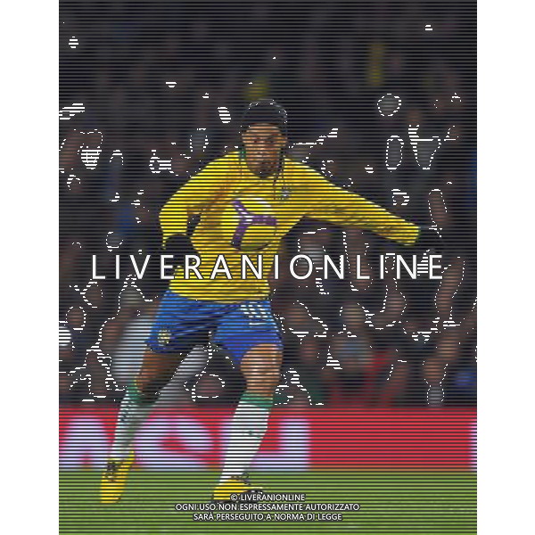 Amichevole Internazionale Londra - 10.02.2009 Brasile-Italia Nella Foto:RONALDINHO /Ph.Vitez-Ag. Aldo Liverani