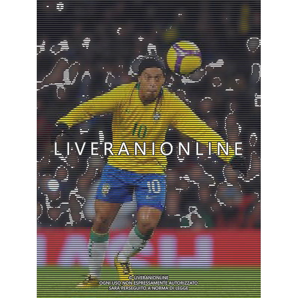 Amichevole Internazionale Londra - 10.02.2009 Brasile-Italia Nella Foto:RONALDINHO /Ph.Vitez-Ag. Aldo Liverani