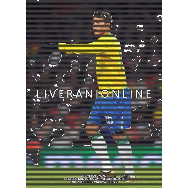 Amichevole Internazionale Londra - 10.02.2009 Brasile-Italia Nella Foto:THIAGO SILVA /Ph.Vitez-Ag. Aldo Liverani