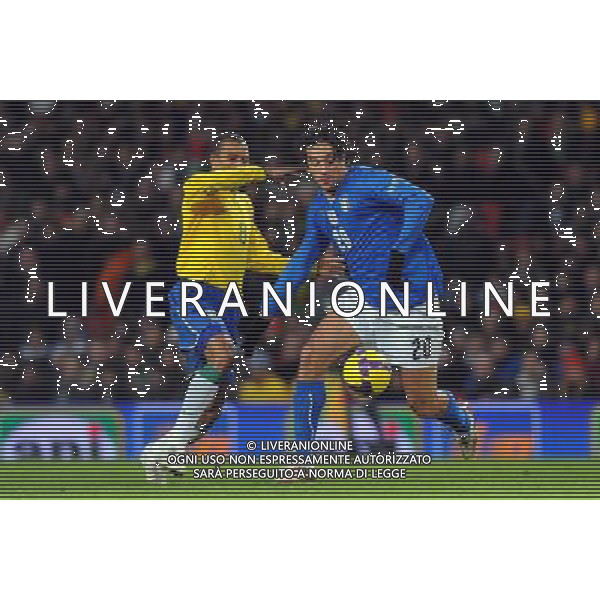 Amichevole Internazionale Londra - 10.02.2009 Brasile-Italia Nella Foto:TONI LUCA /Ph.Vitez-Ag. Aldo Liverani