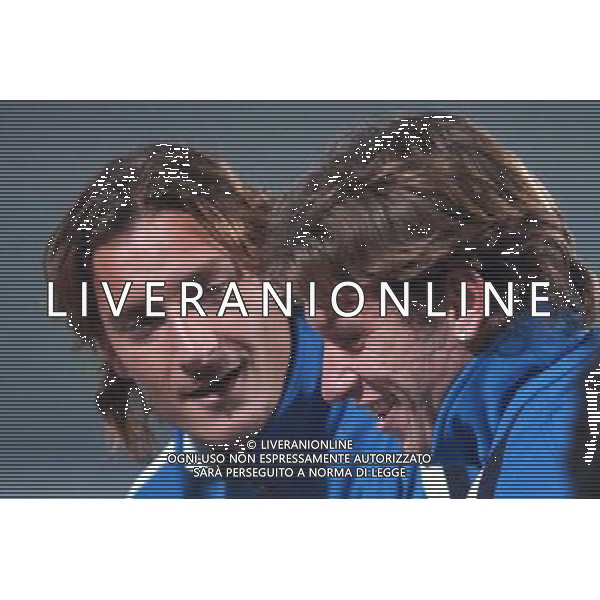 Ancona 16/11/2003 Italia-Romania Nazionale Calcio Amichevole nella foto Francesco Totti e Antonio Cassano* Agenzia Aldo Liverani