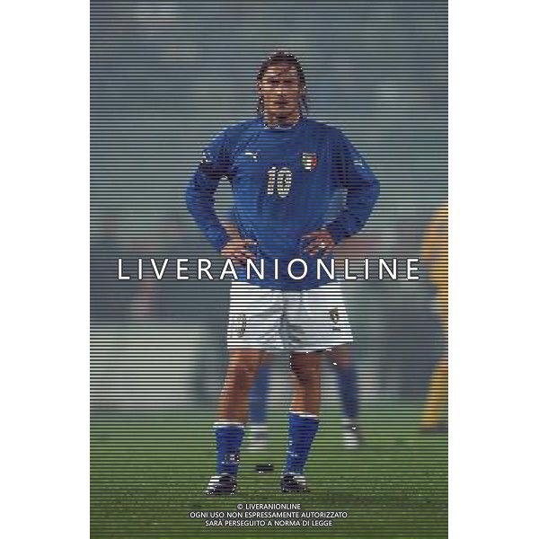 Ancona 16/11/2003 Italia-Romania Nazionale Calcio Amichevole nella foto Francesco Totti* Agenzia Aldo Liverani
